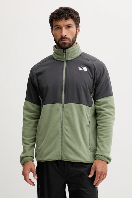 

Толстовка Glacier Heavyweight из флиса The North Face, зеленый