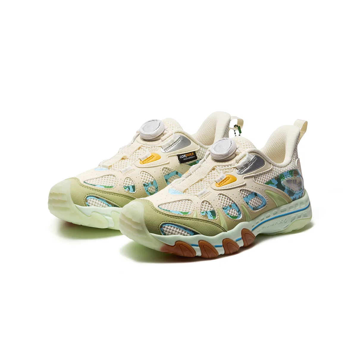 Детские кроссовки для активного отдыха FILA KIDS Performance FPF Antique White/Pear Tree Green — фото 4