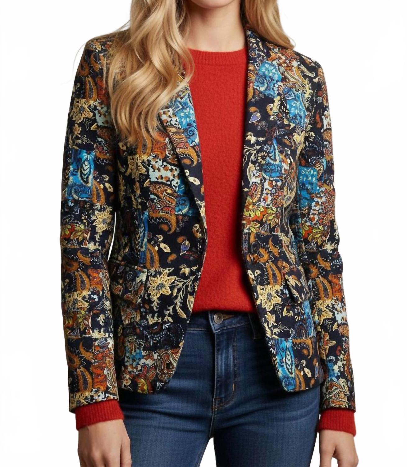 

Oolala Двубортный блейзер Etro в разноцветном исполнении