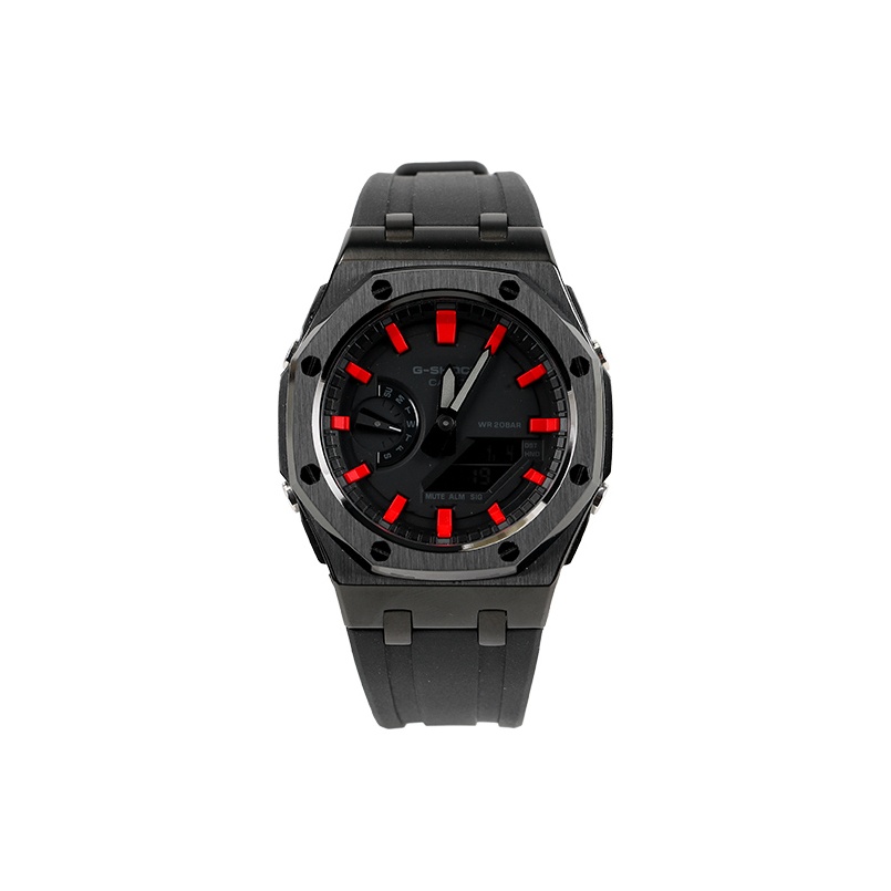 

CASIO Часы Unisex Liquid Crystal/Analog Dual Display Series 44mm Black Watch