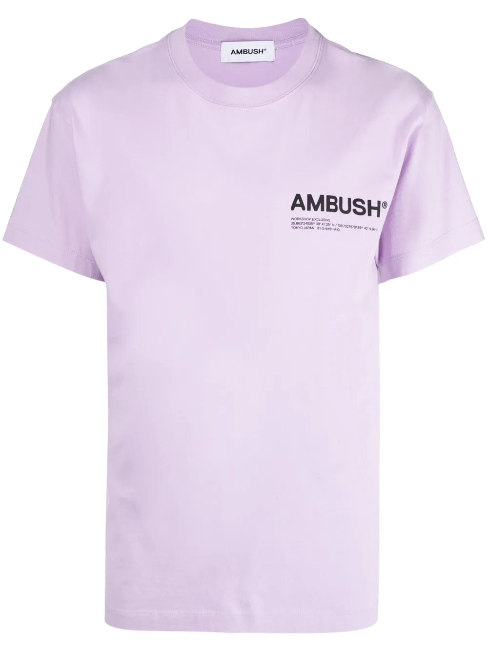 

Футболка Workshop с круглым вырезом AMBUSH, фиолетовый