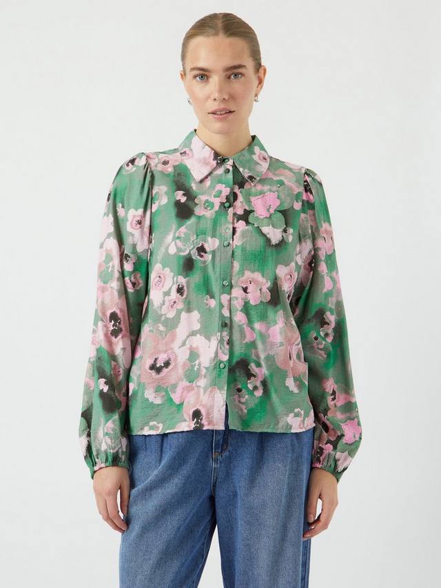 

Крылатая рубашка в цветочек YAS, цвет Wingy Print