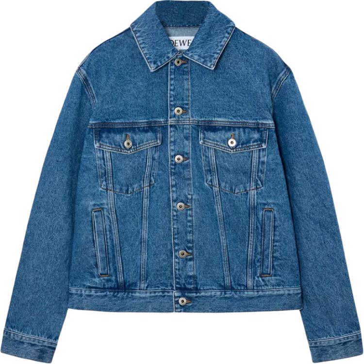 

LOEWE Анаграмма застёгивающаяся куртка, Blue