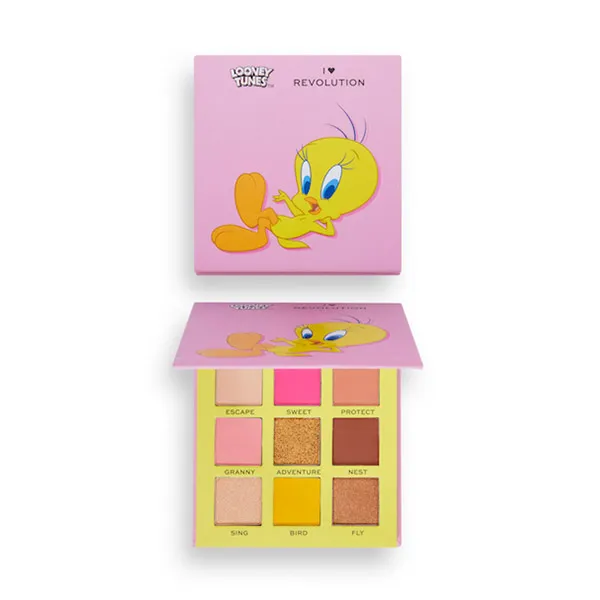 

Палитра теней Looney Tunes Tweety Mini Shadow Palette I Heart Revolution, 1 UD