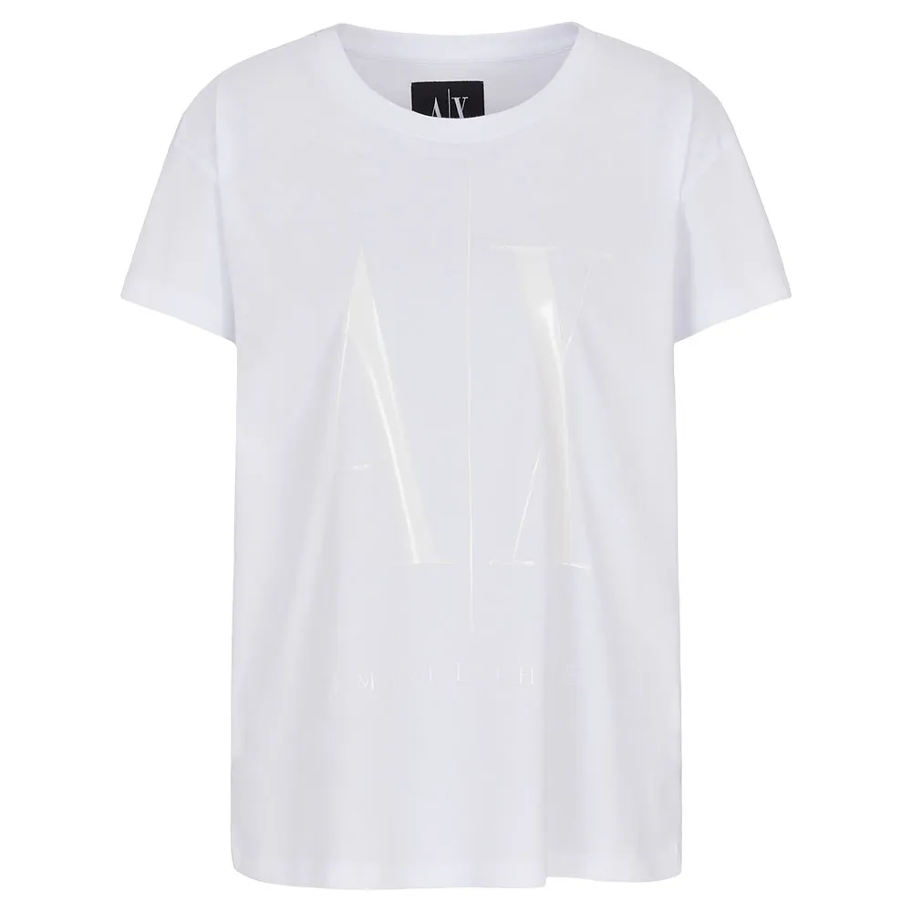 

Футболка с коротким рукавом Armani Exchange 8NYTCX_YJG3Z, белый