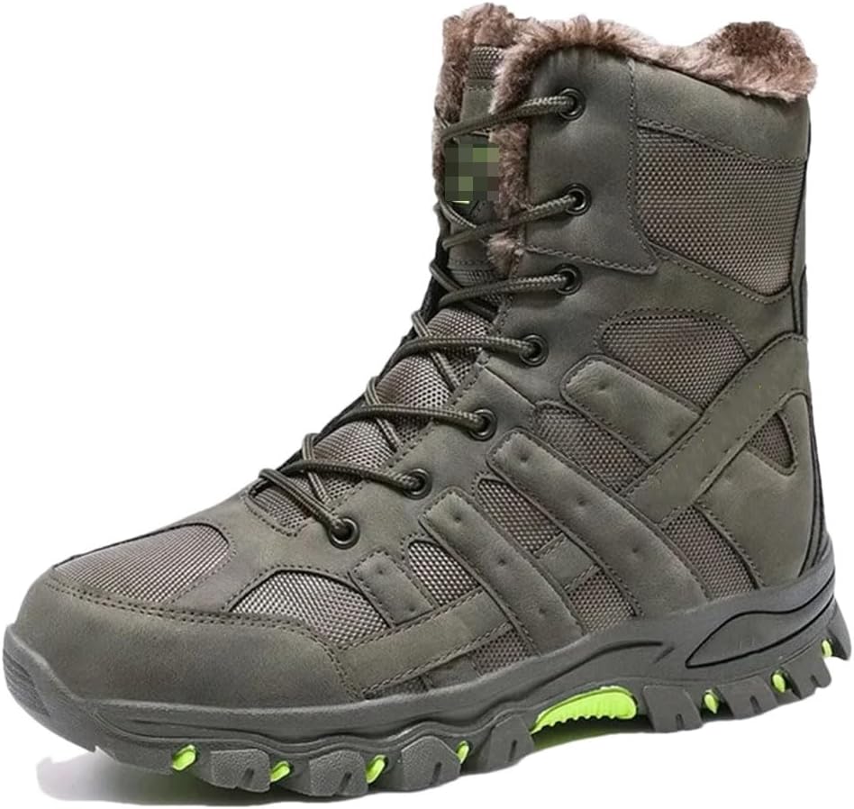 

Мужские зимние ботинки Suwequest с утеплителем, теплые снегоходные ботинки, шнурованные ботинки до щиколотки, мужские мотоциклетные ботинки, 11 En8