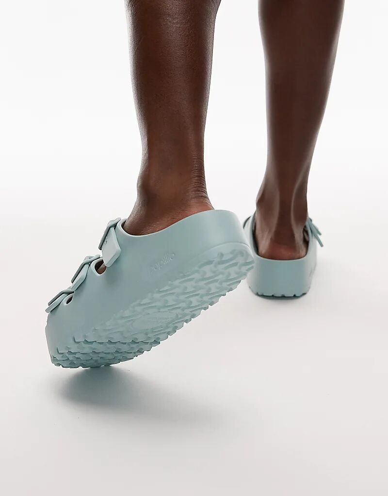 Сандалии Birkenstock Florida III из ЭВА на гибкой платформе в цвете «серый зеленый» — фото 3