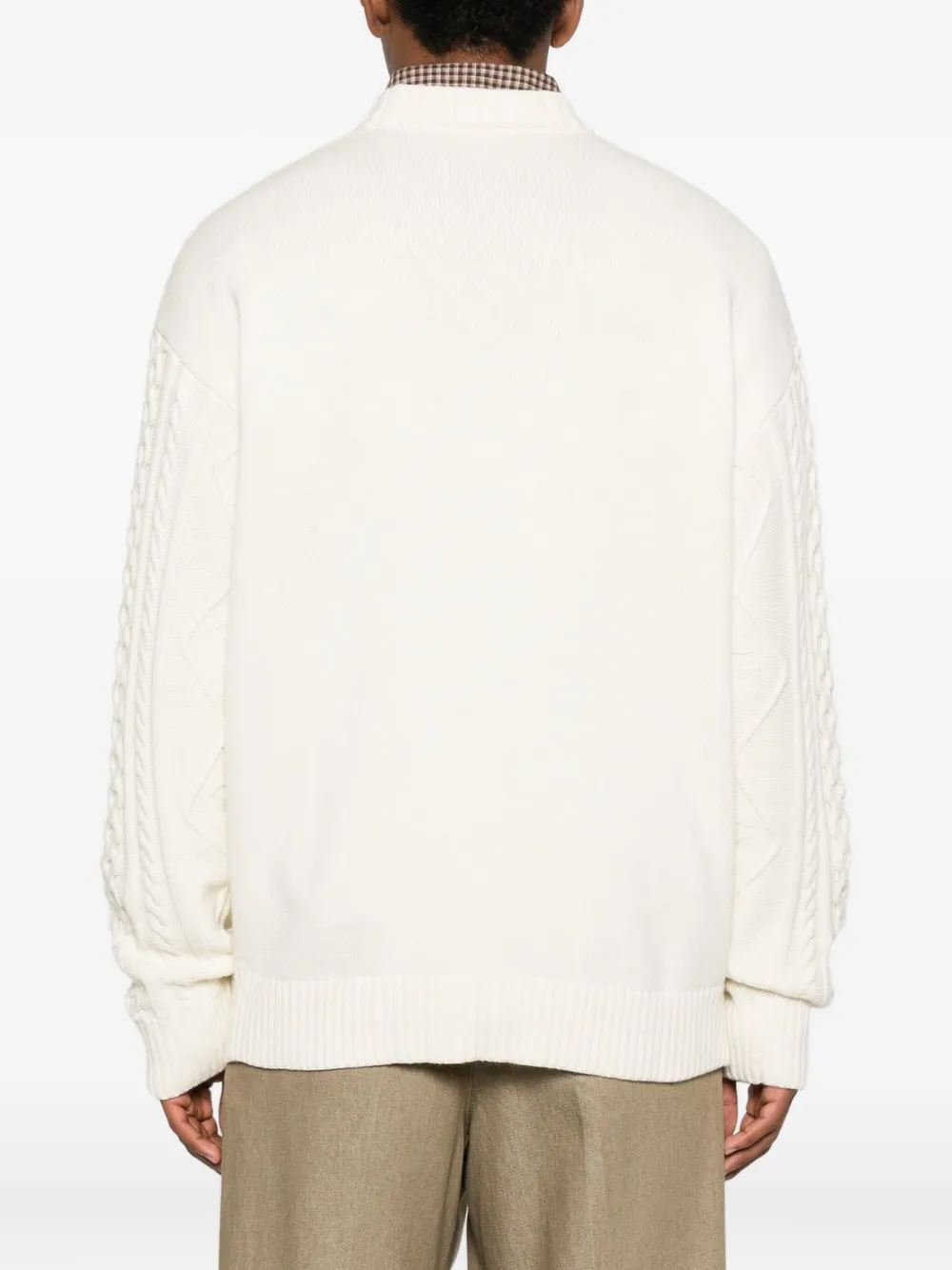 

Вязаный свитер с круглым вырезом CARHARTT WIP, белый