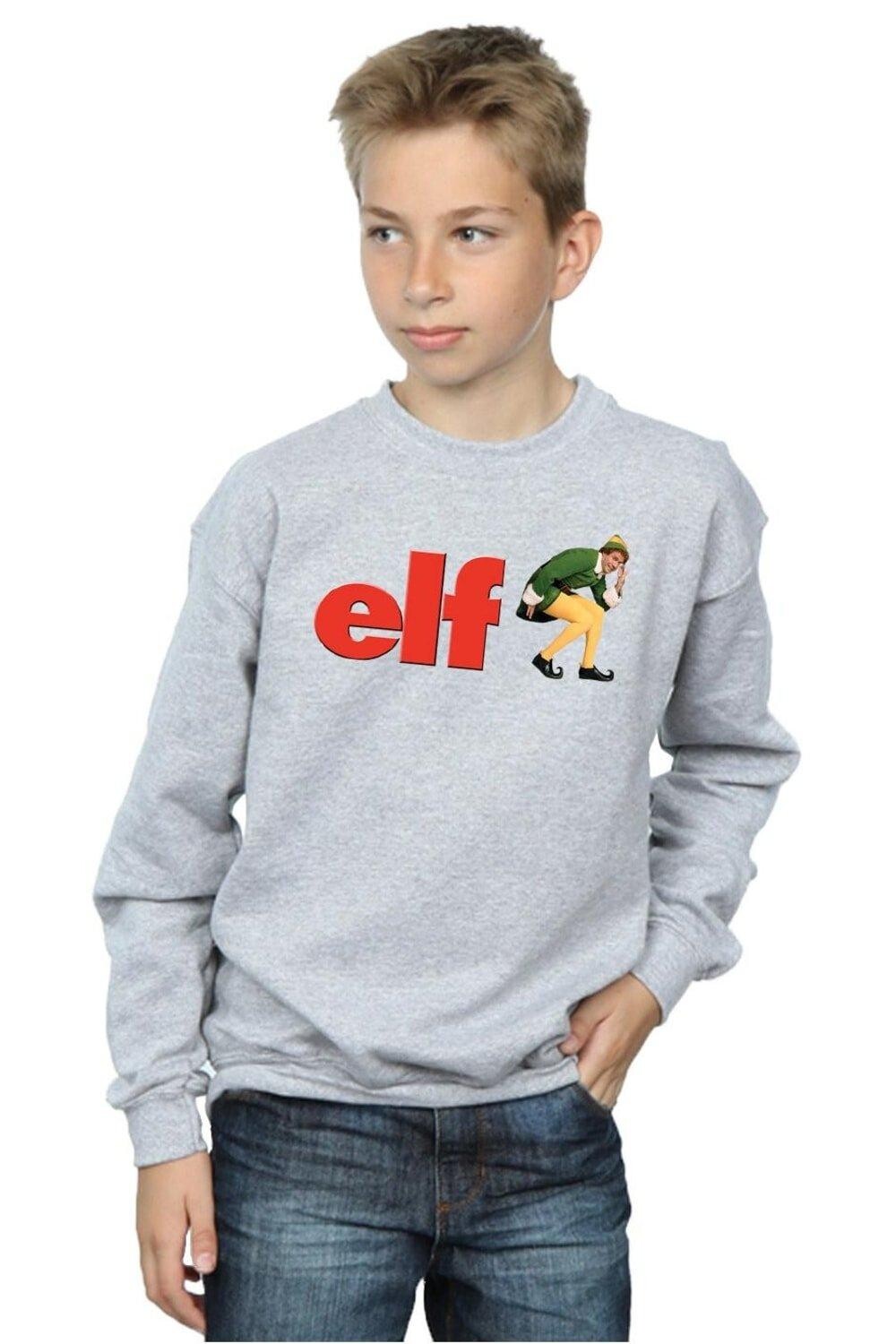 

Толстовка с логотипом Elf, серый
