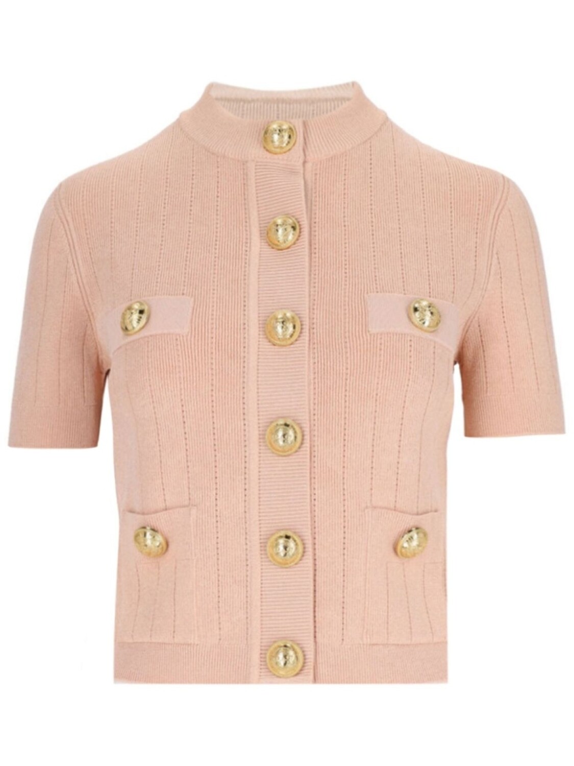 

Вязаный кардиган Balmain, розовый