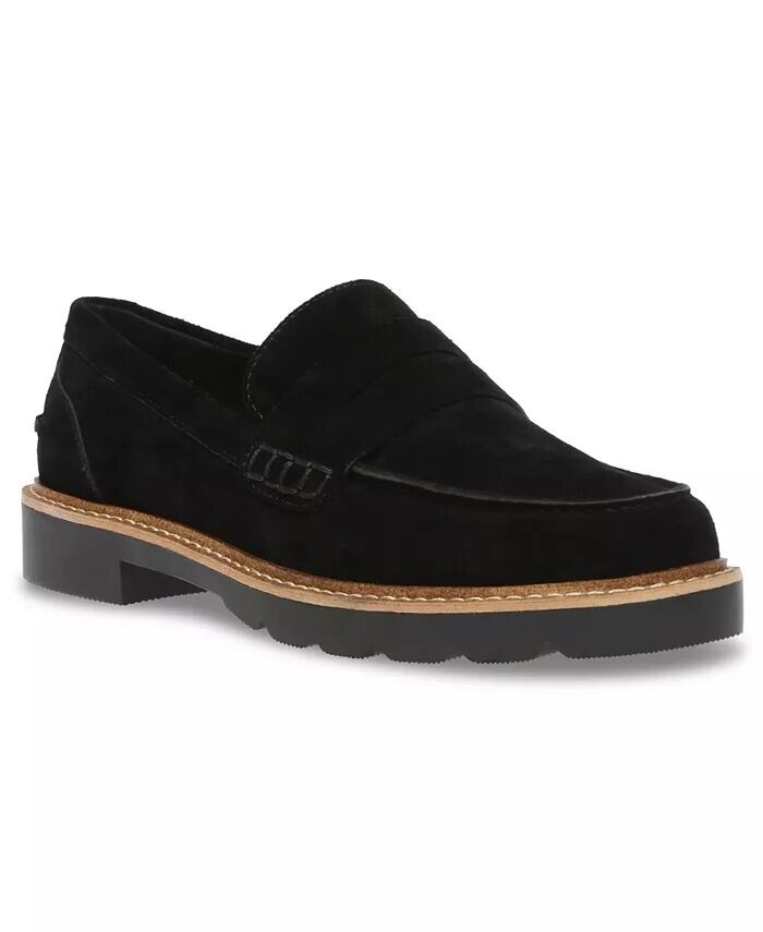 Женские мокасины Emmylou Lug Sole Anne Klein, черный