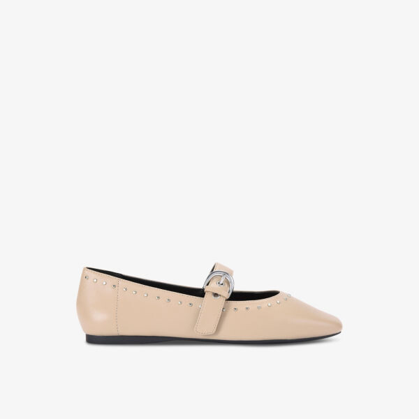 

Балетки Nico из искусственной кожи, украшенные заклепками Kg Kurt Geiger, белый