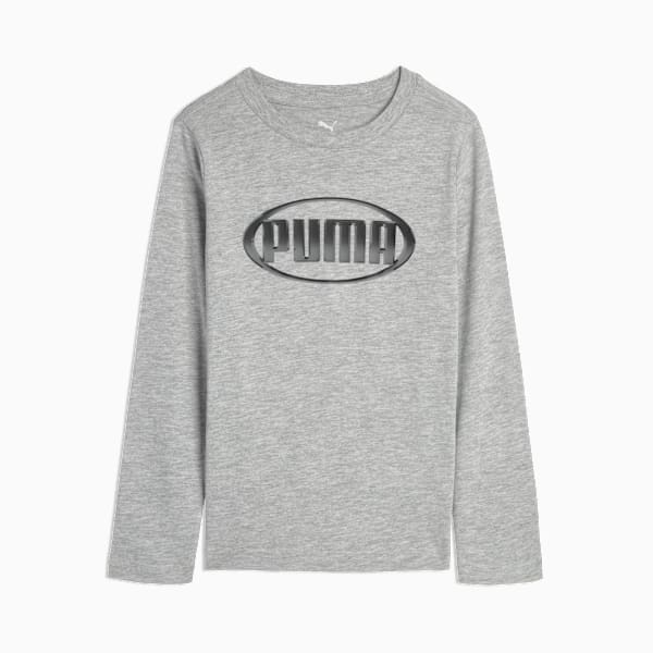 

Футболка с длинным рукавом для маленьких детей Sport Pack Puma, серый