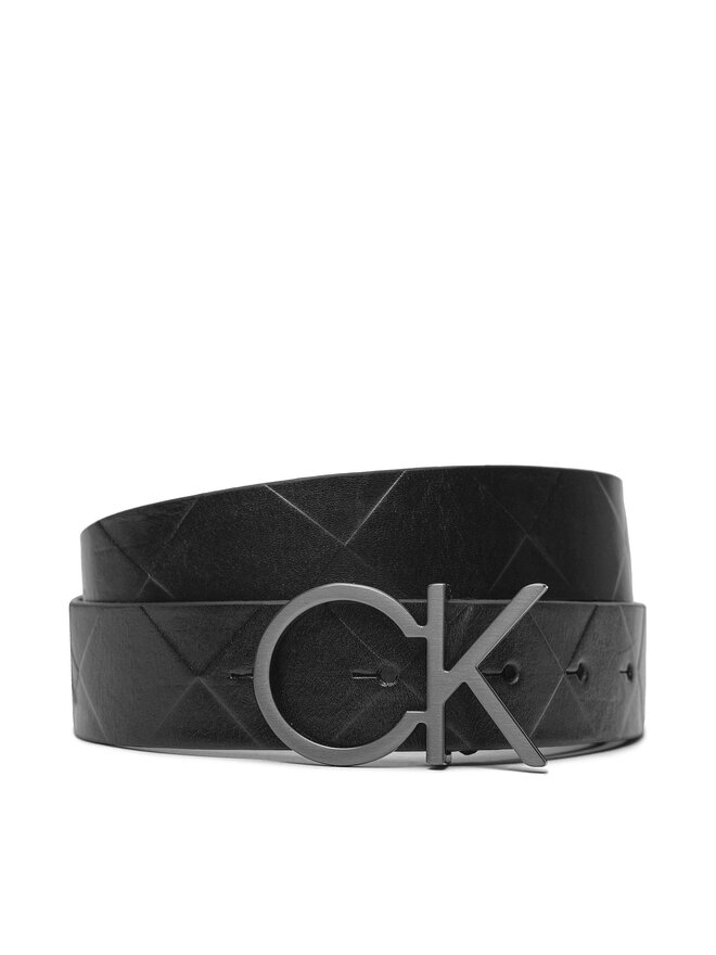 

Ремень Re-Lock Quilt Ck Logo Belt 30Mm Calvin Klein, черный