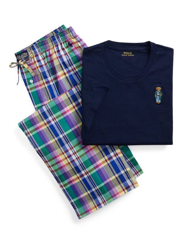 

Пижама в клетку polo polo bear Ralph Lauren, разноцветный
