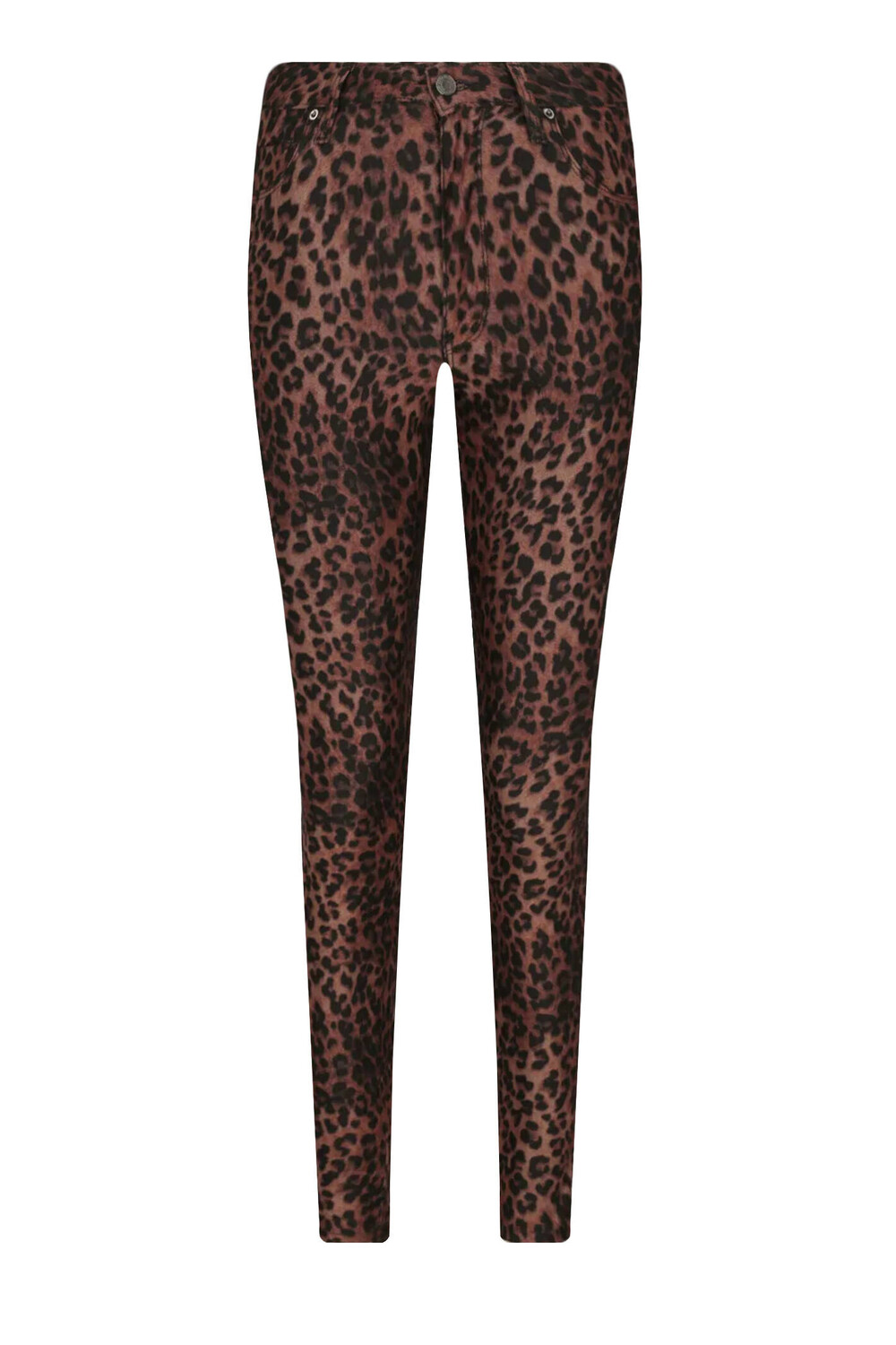 

Брюки GUESS sexy curve skinny fit, коричневый