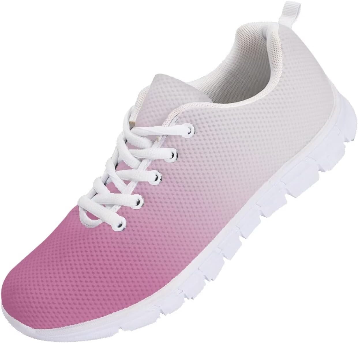 

Мужские кроссовки Funnydude Funny Print для бега, легкие, дышащие, с сеткой, удобные спортивные обувь, розовый