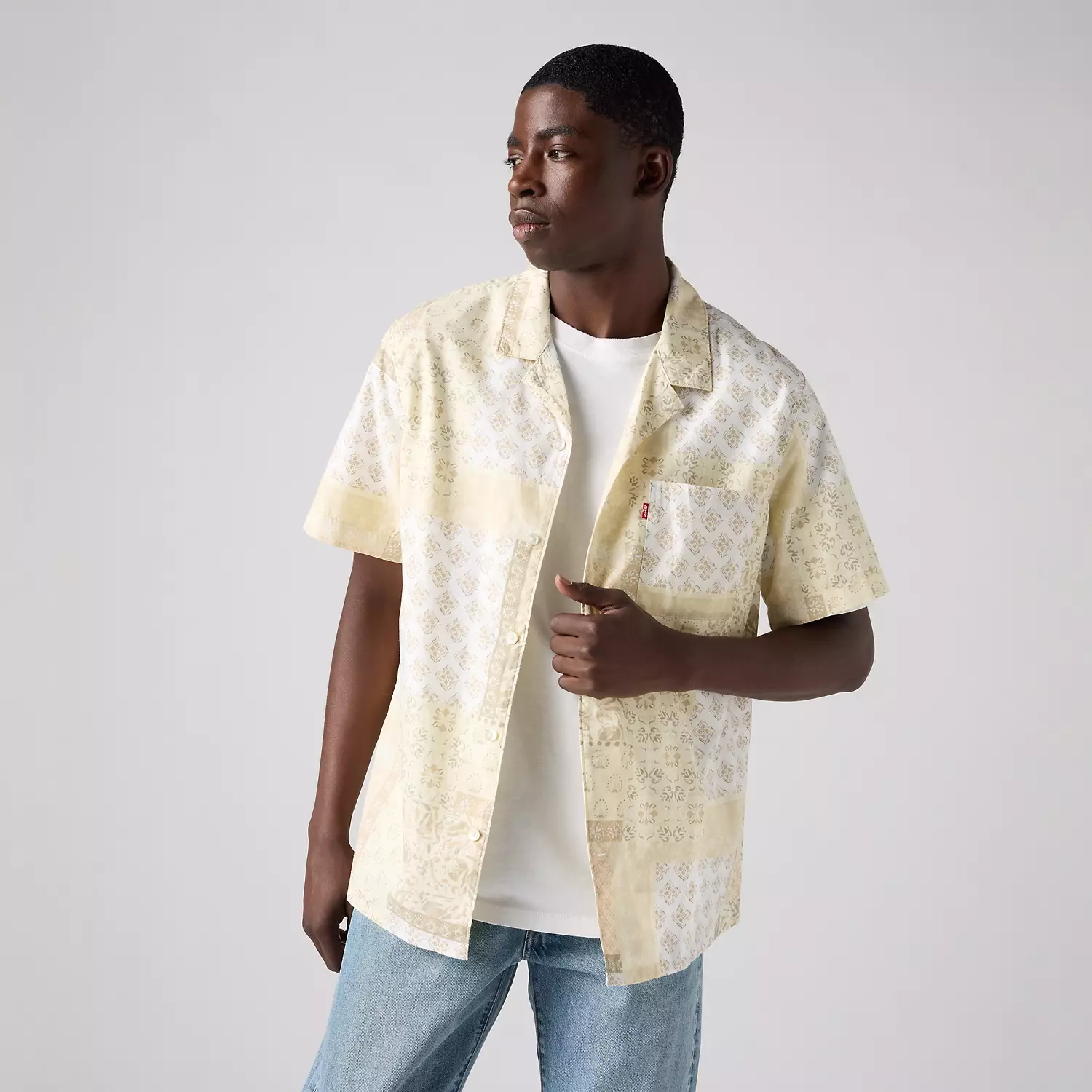 

Рубашка «Закатный лагерь» Levi's, цвет Egret - White