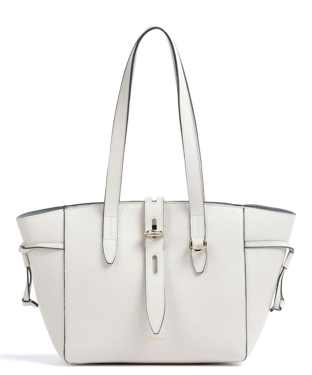 

Сумка через плечо Net S из зерненой кожи Furla, белый