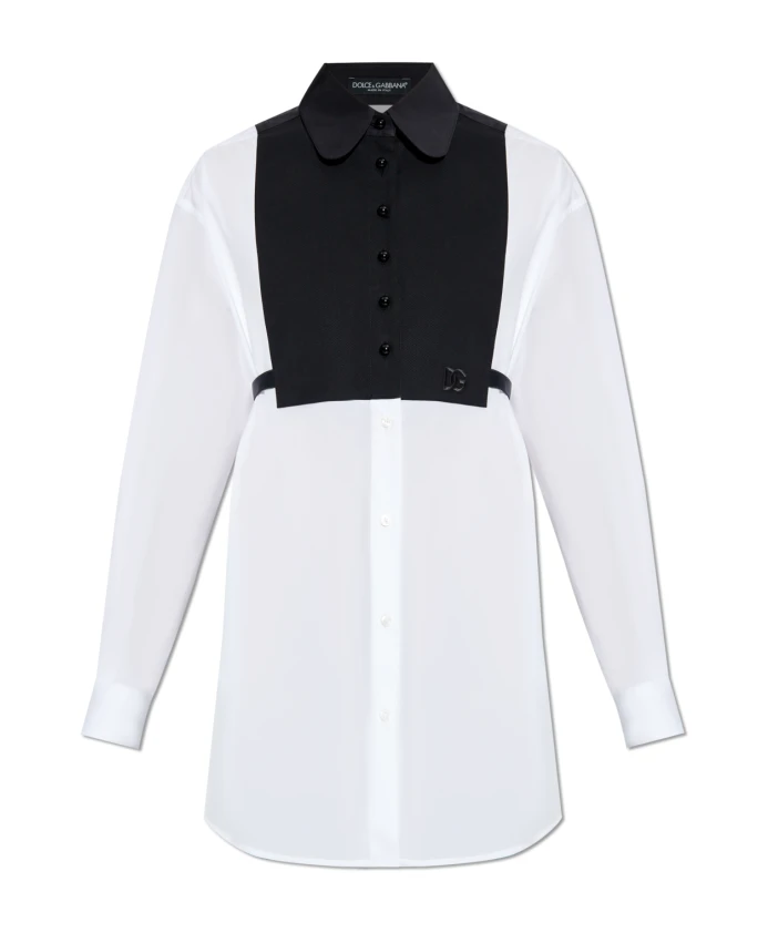 

Хлопковая рубашка Dolce & Gabbana, белый