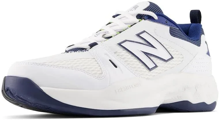 Мужские теннисные кроссовки New Balance Fresh Foam X 1007 V1, белый/темно-синий