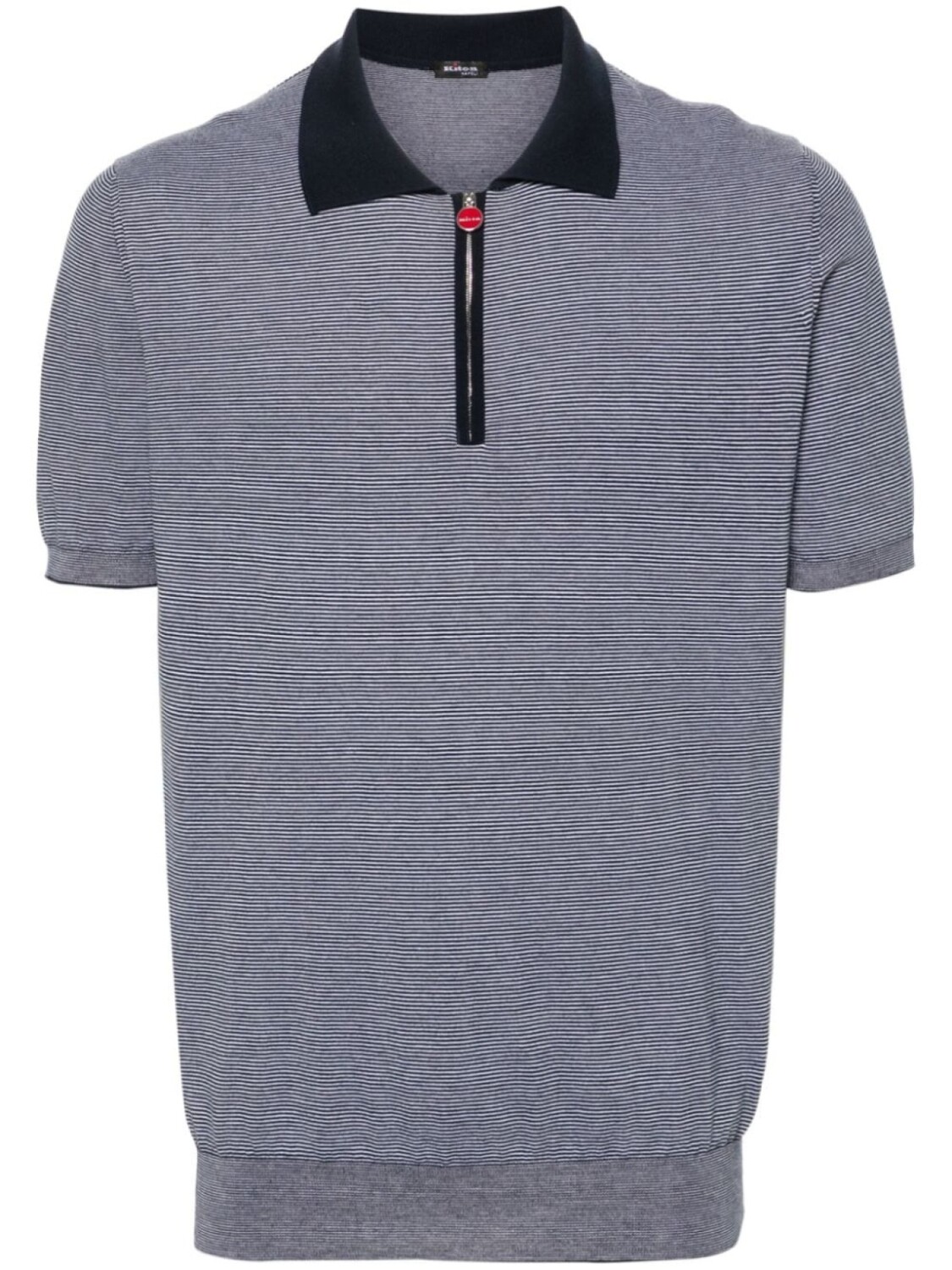 

Kiton рубашка поло в полоску, синий