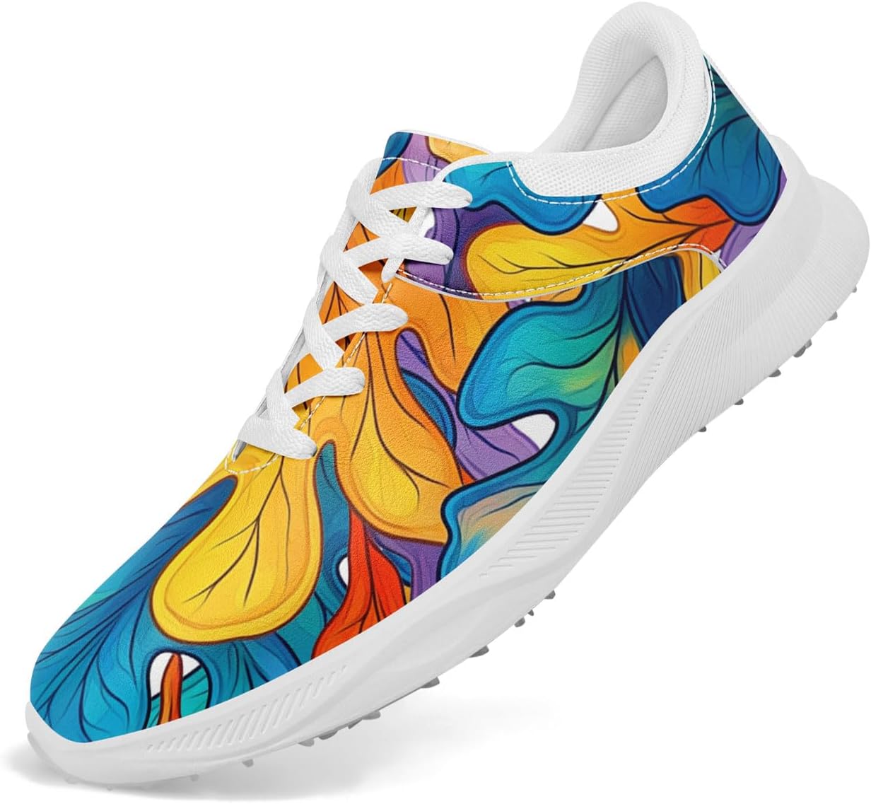 

Разноцветные женские гольф-кроссовки без шипов, дышащие кроссовки для гольфа с тропическим цветочным принтом, спортивная обувь, модная обувь Onegam