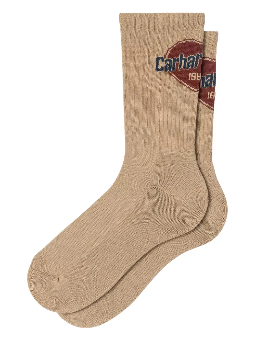 

Носки с нашивкой-логотипом CARHARTT WIP, коричневый