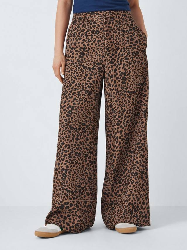 

Широкие брюки с леопардовым принтом John Lewis , цвет Leopard