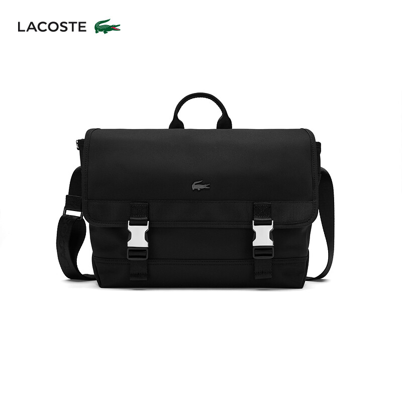 

Сумка через плечо Lacoste, черный