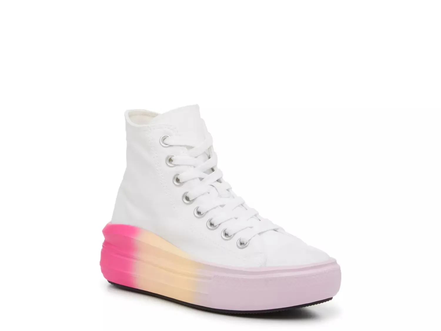 

Кроссовки высокие женские Converse, White/Purple