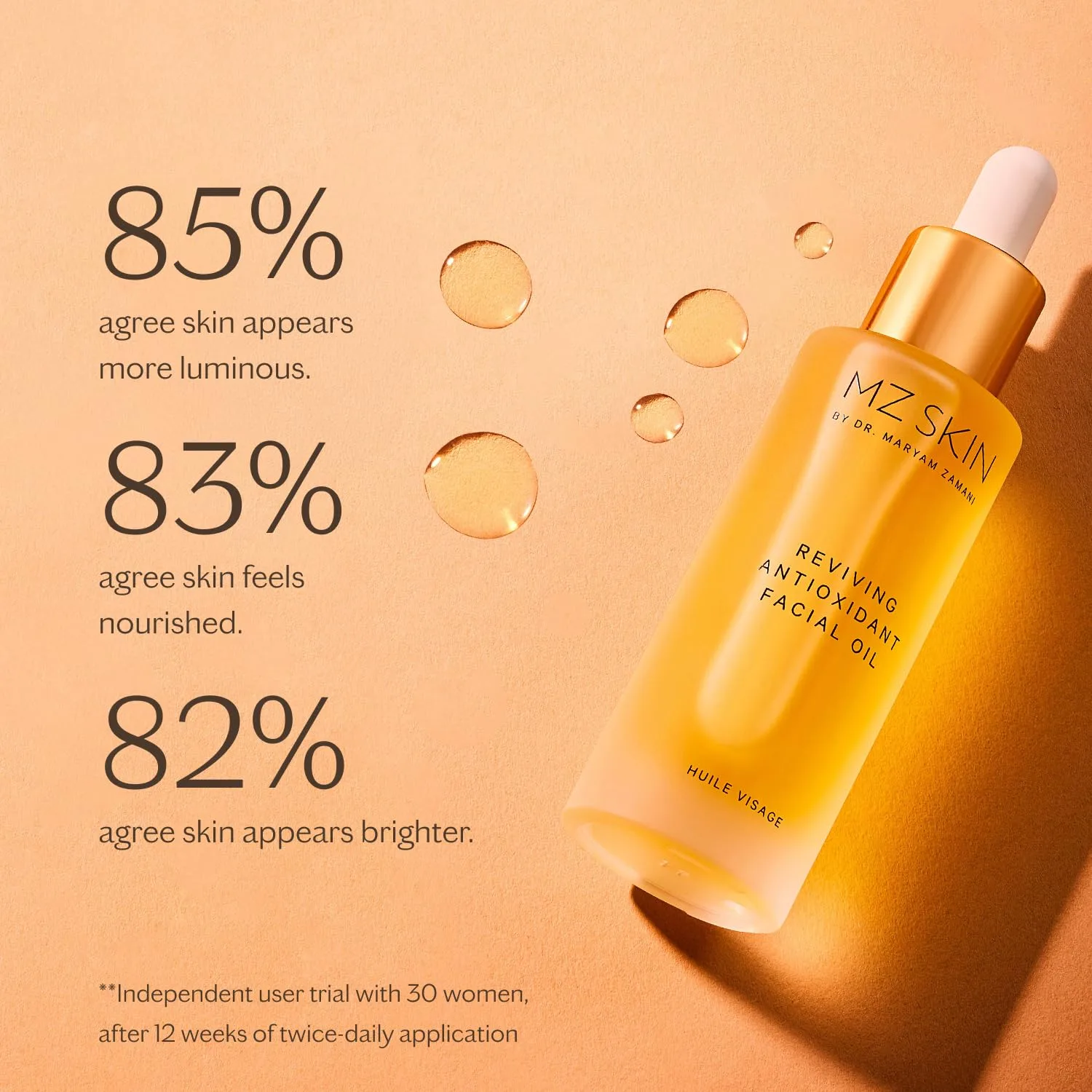 Восстанавливающее антиоксидантное масло для лица MZ SKIN, 35 мл | Богатые омега-кислотами масла семян, экстракт мастикового дерева и фитоканнабиноидный комплекс | Питает, укрепляет и успокаивает кожу Mz Skin By Maryam Zamani Md — фото 4