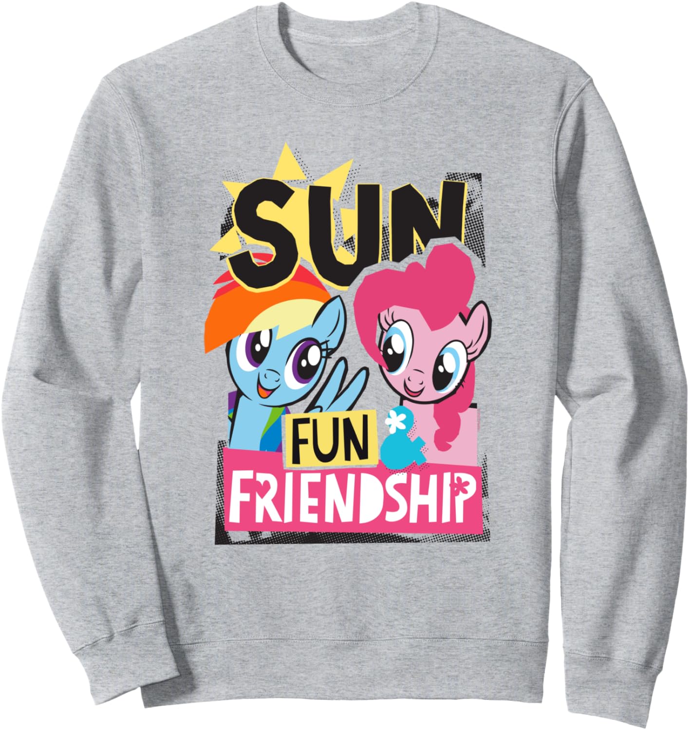 

Толстовка My Little Pony: Friendship Is Magic Sunshine & Friendship, серый