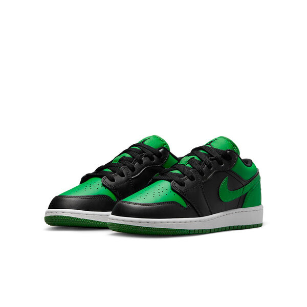 Кроссовки 1 low 'black & lucky green' Air Jordan, черный — фото 3
