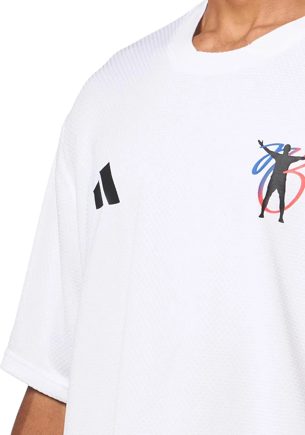 Футболка тренировочная Jude Bellingham, adidas, белый — фото 3
