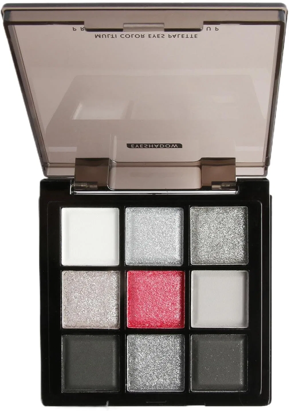Тени для век Smoky Eye Shadow Palette, 9 цветов, серебристо-серый, Generic
