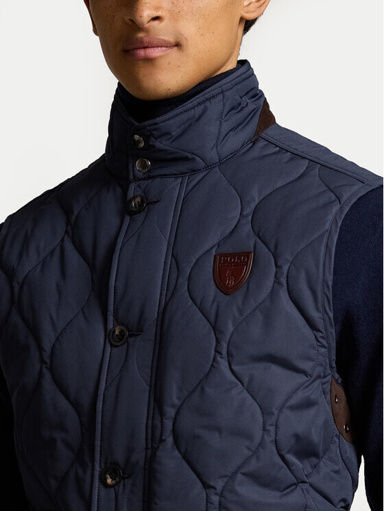 Жилет стандартного кроя Polo Ralph Lauren, синий — фото 4