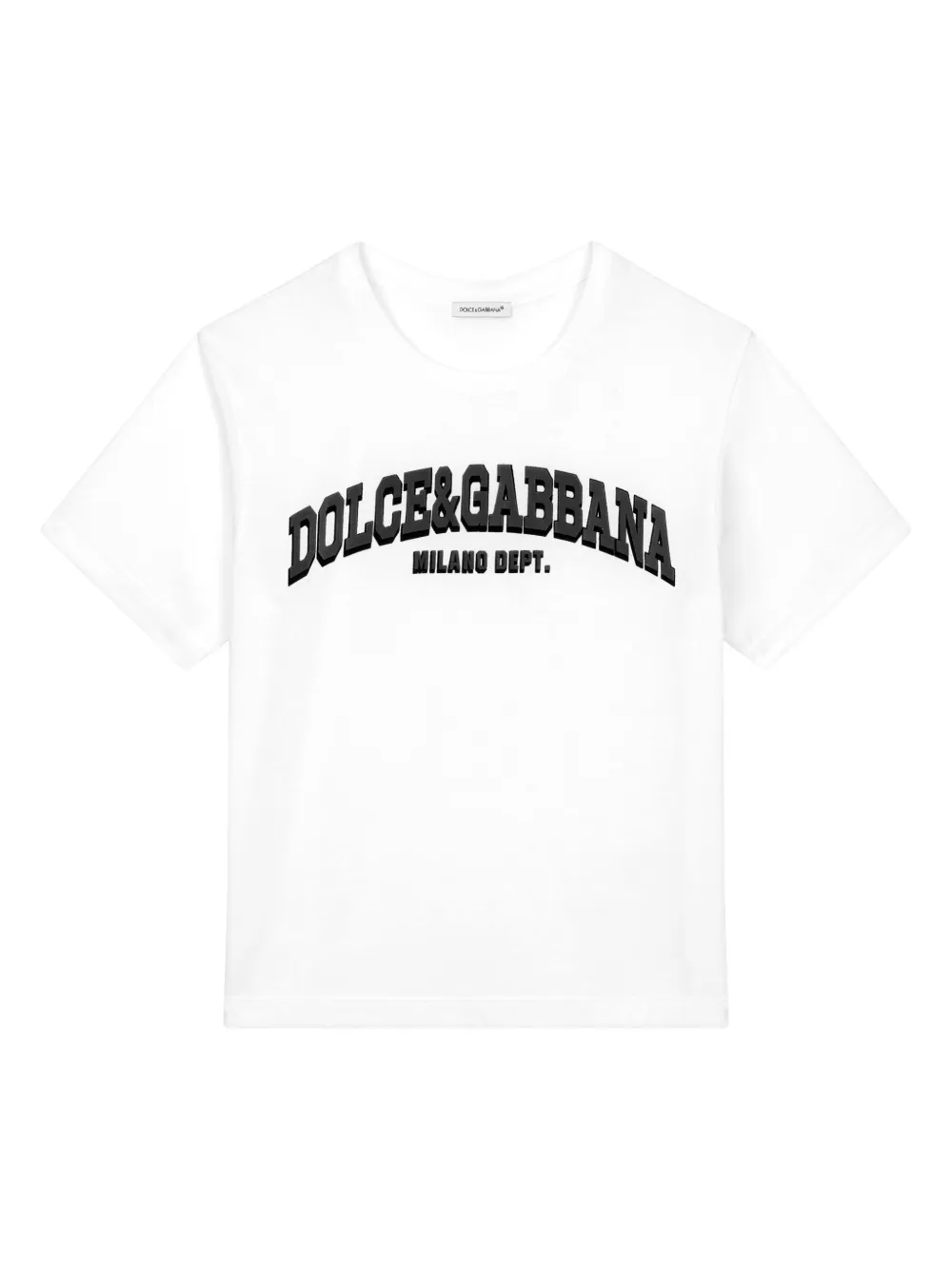 

Футболка с логотипом Dolce & Gabbana Kids, белый