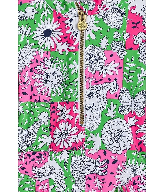 Купальник слитный с защитой UPF 50+ Denning Lilly Pulitzer Kids, Multi Glowing Gardens Accessories Small — фото 3
