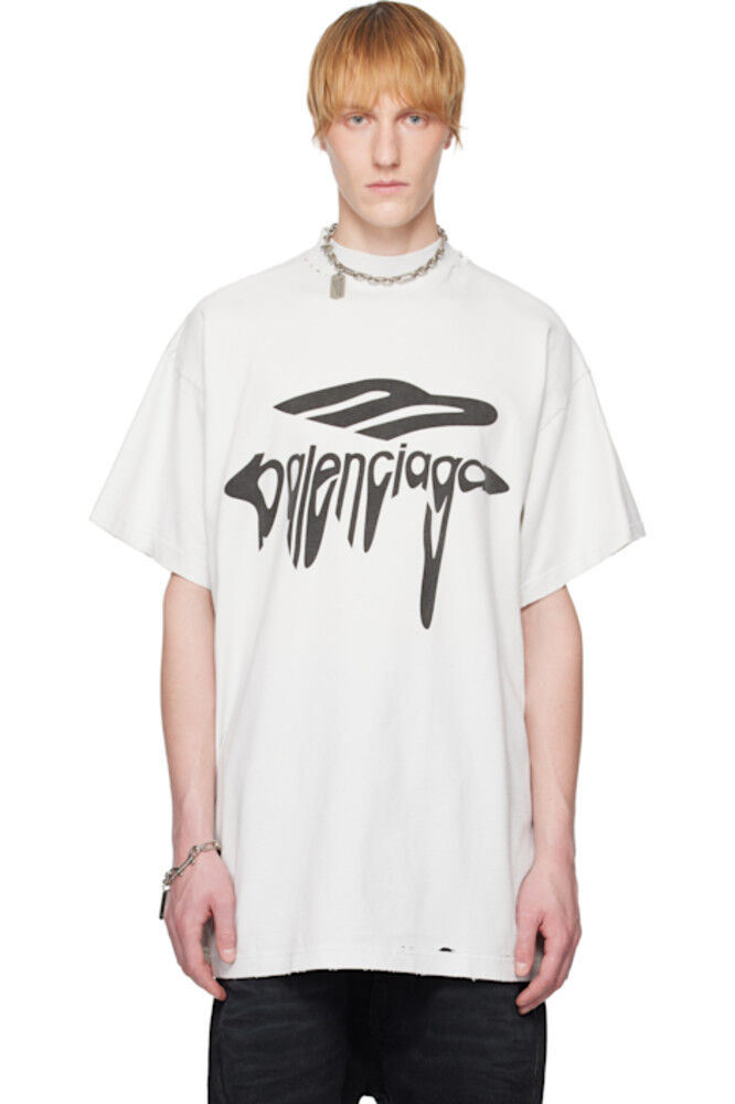 

Футболка Off-White 3B Liquefied Balenciaga