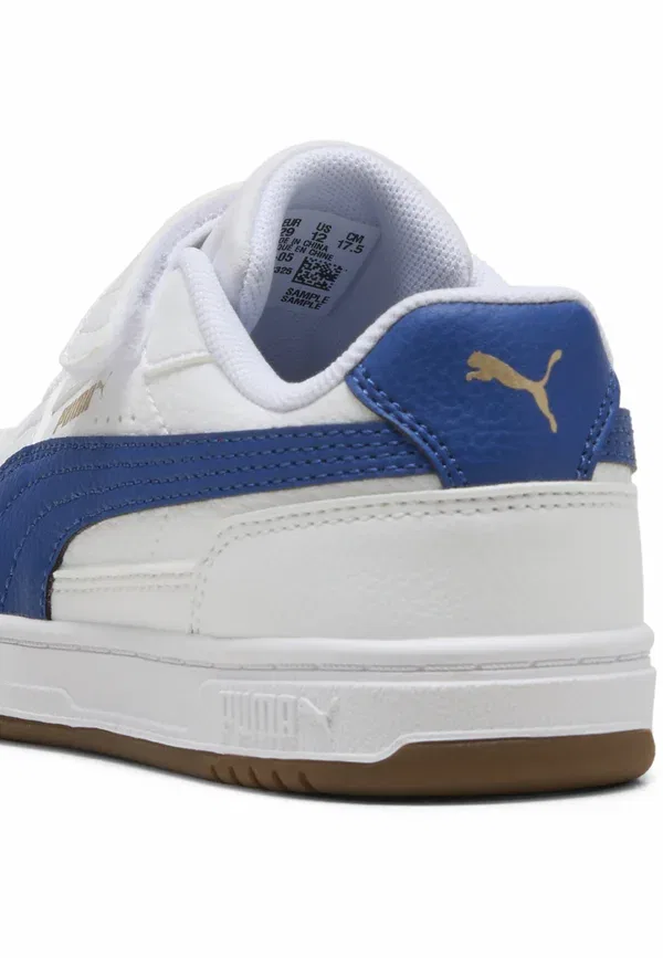 Кроссовки детские Puma Caven iii ac+ ps, белый-королевский синий-жевательная резинка — фото 4