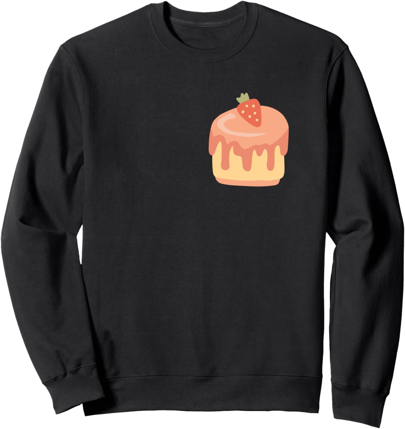 

Футболка с рисунком клубничного торта в стиле комиксов. Мужская, женская и детская Pfannkuchen Geschenkideen Lustige Witzige Spruche, черный