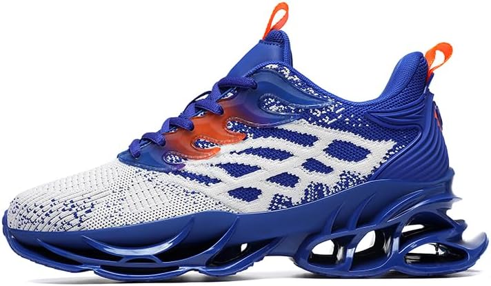 

Мужские спортивные кроссовки Blade, дышащие теннисные кроссовки из сетки Lhyxu, белый/синий