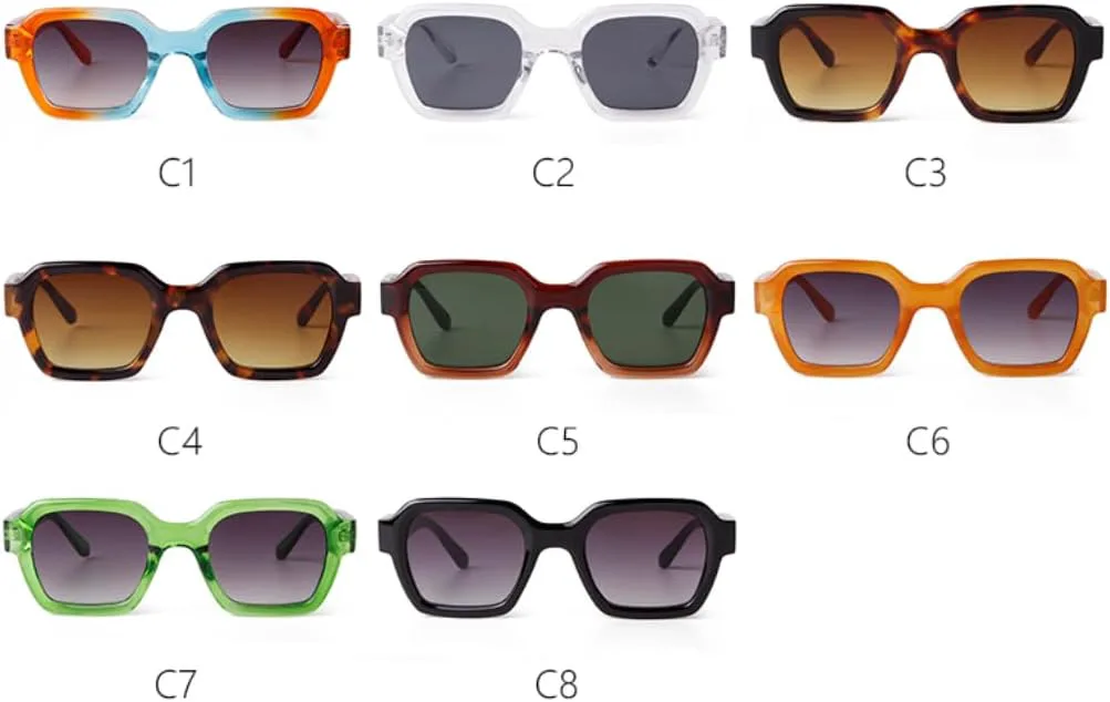 

Солнцезащитные очки с защитой UV400 | Маленькая оправа, линзы конфетного цвета | Для женщин и мужчин, для занятий спортом на открытом воздухе и вождения DSVIGF, 04