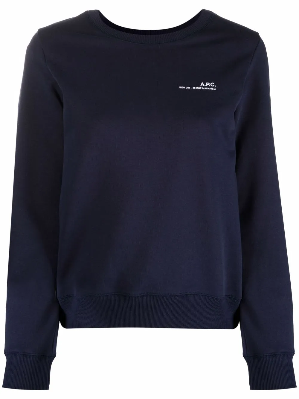 

Толстовка с логотипом A.P.C., синий