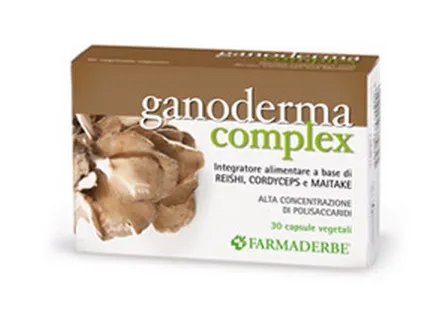 

Farmaderbe Комплексная добавка для организма Ganoderma, 30 капсул