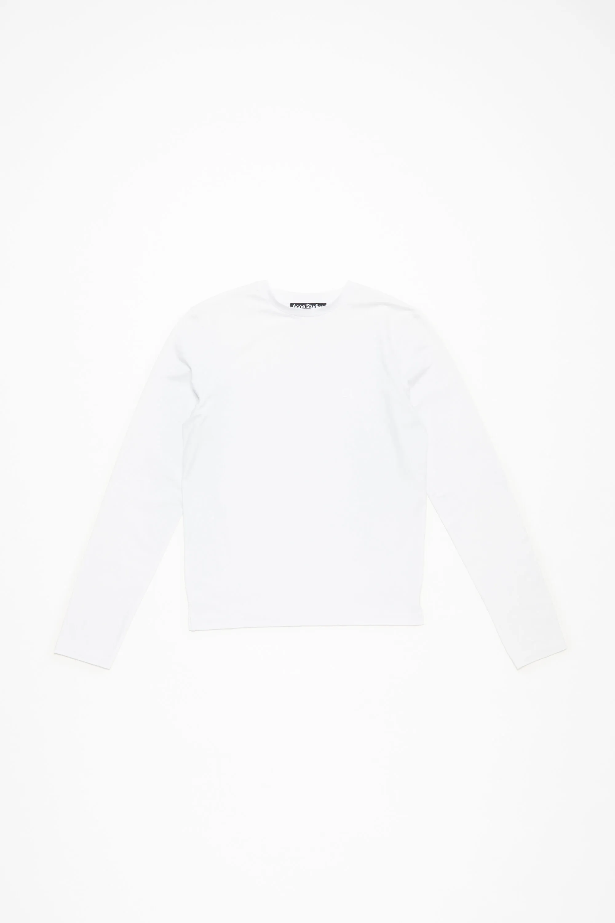 Футболка с длинным рукавом - стандартный крой Acne Studios, Optic White — фото 4
