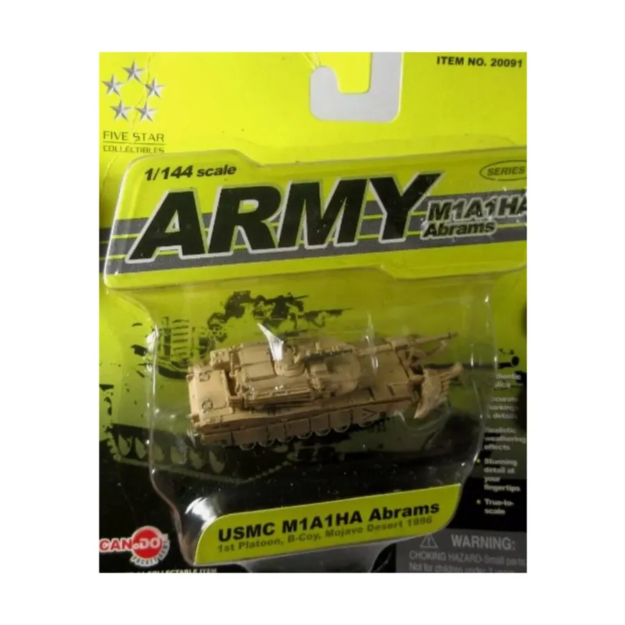 

Морская пехота США M1A1HA Абрамс, Can.Do Pocket Army - WWII Tanks (1:144)