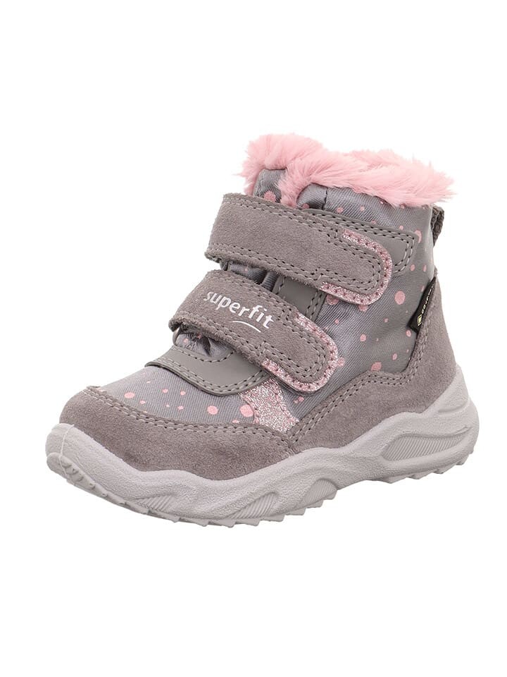 Сапоги superfit Winterstiefel Glacier, цвет Grau/Rosa — фото 2