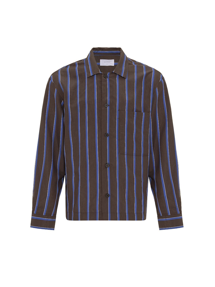 

Рубашка на пуговицах классического кроя Antioch, шоколадный